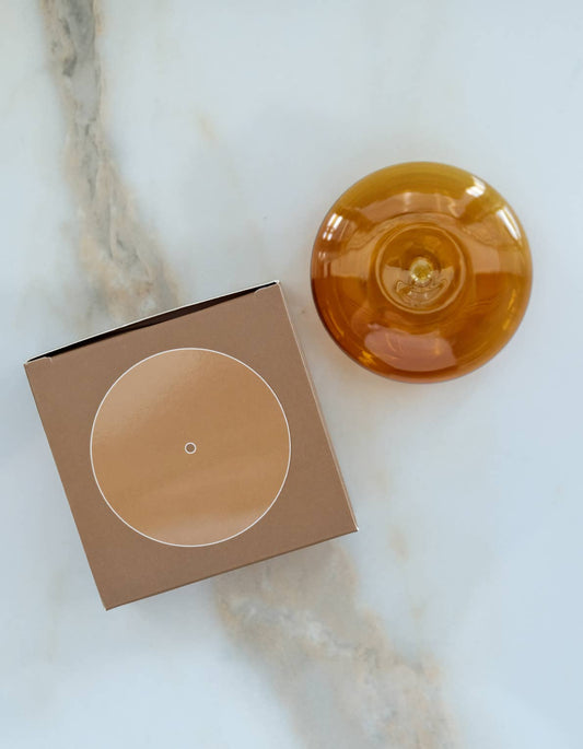 Bubble Incense Holder | Translucent Amber