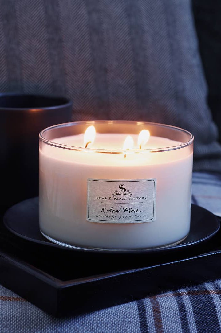 Roland Pine Three-Wick Soy Candle