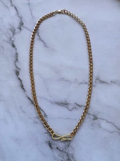 Cora Chain and Snake Necklace