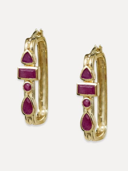 Berber Hoops | Ruby