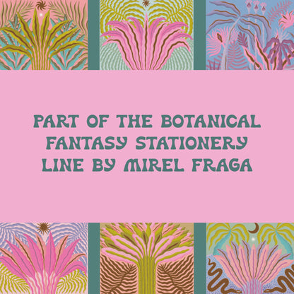 Botanical Fantasy Notes | 20 Cards + Envelopes