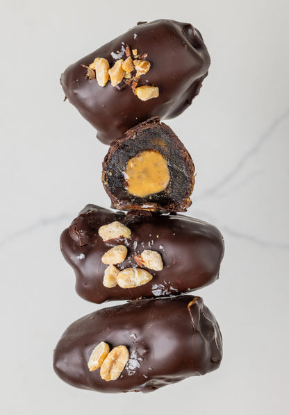 Chocolate Covered Dates | Peanut Butter Crunch