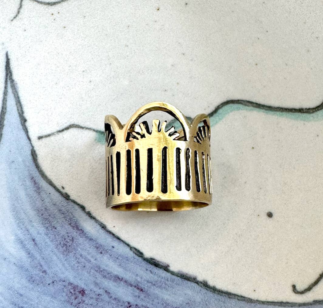 Brass Bandana Slide | Leah