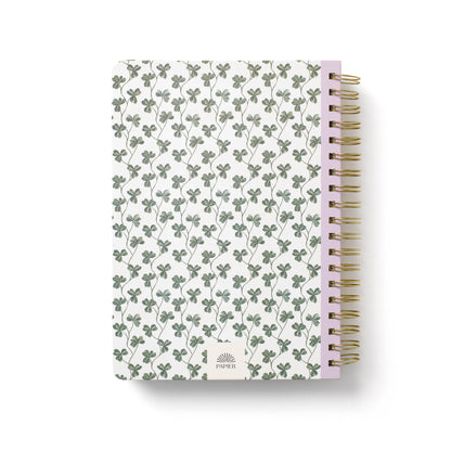 Clover Vine Spiral Lined Notebook