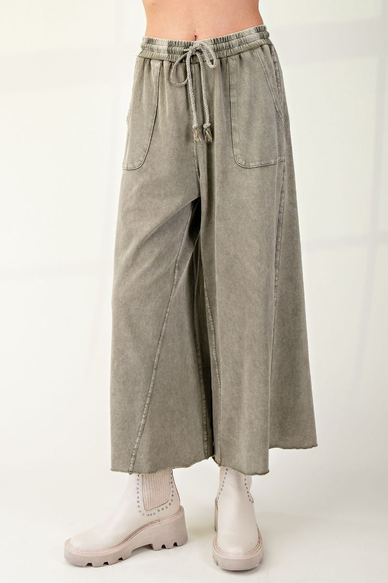 Weekend Wide Leg Pants | Ash
