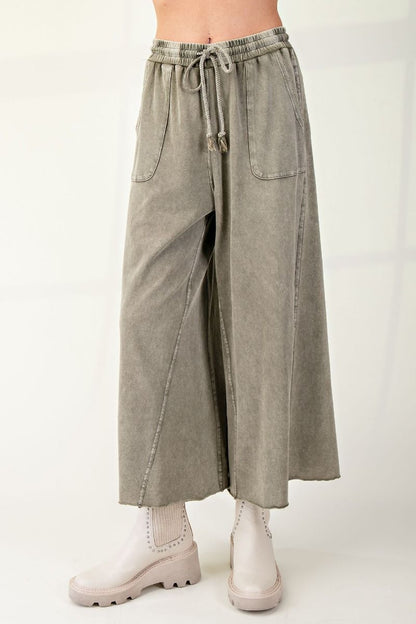 Weekend Wide Leg Pants | Ash | Extended