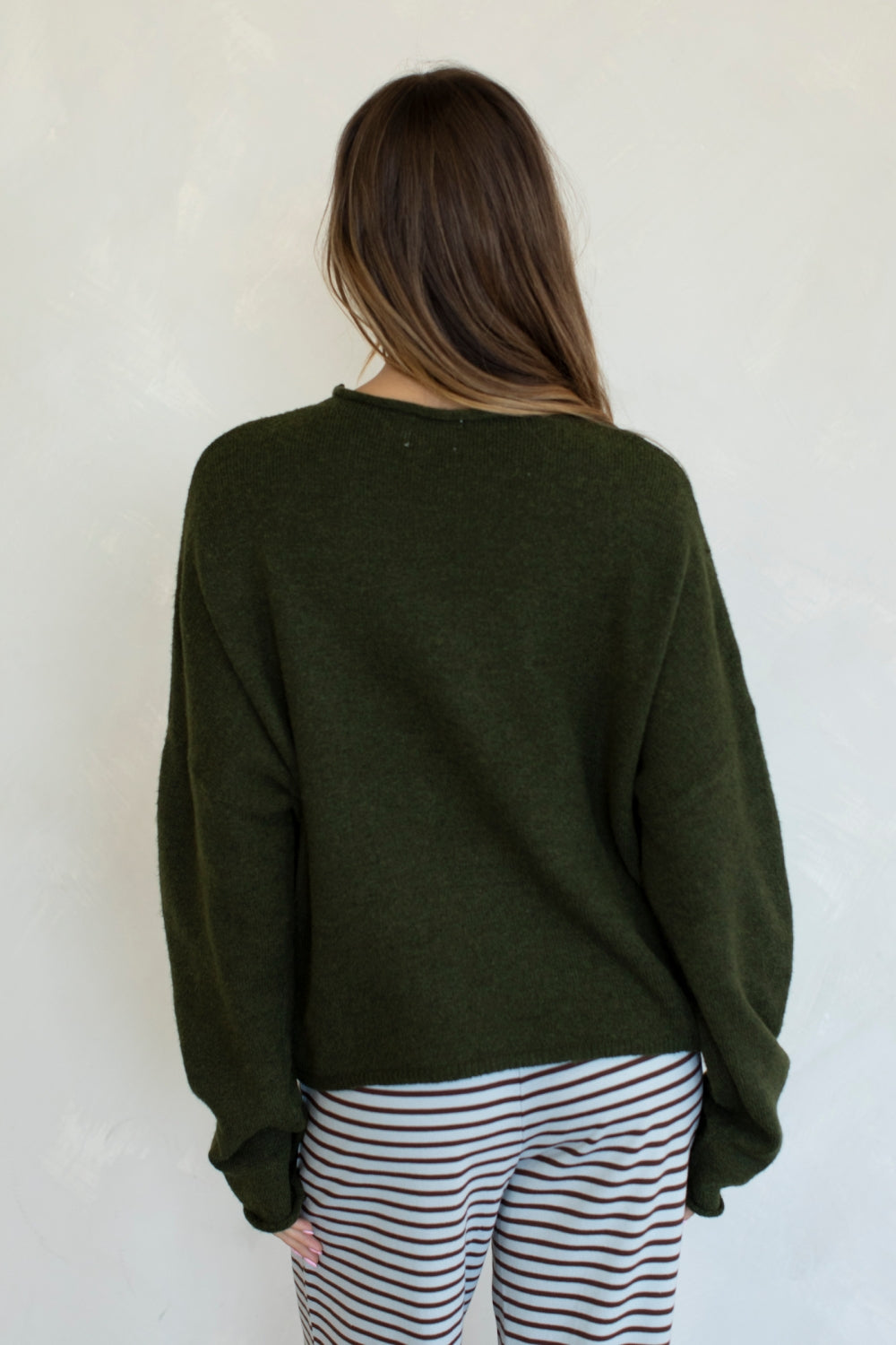 Piper Pullover Sweater | Olive
