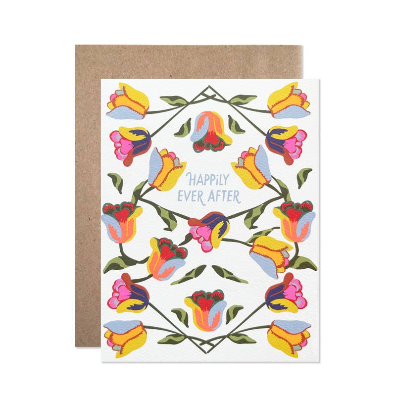 Happily Ever After Tulips Card