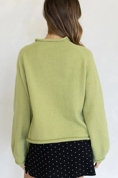 Cow Sweater | Olive