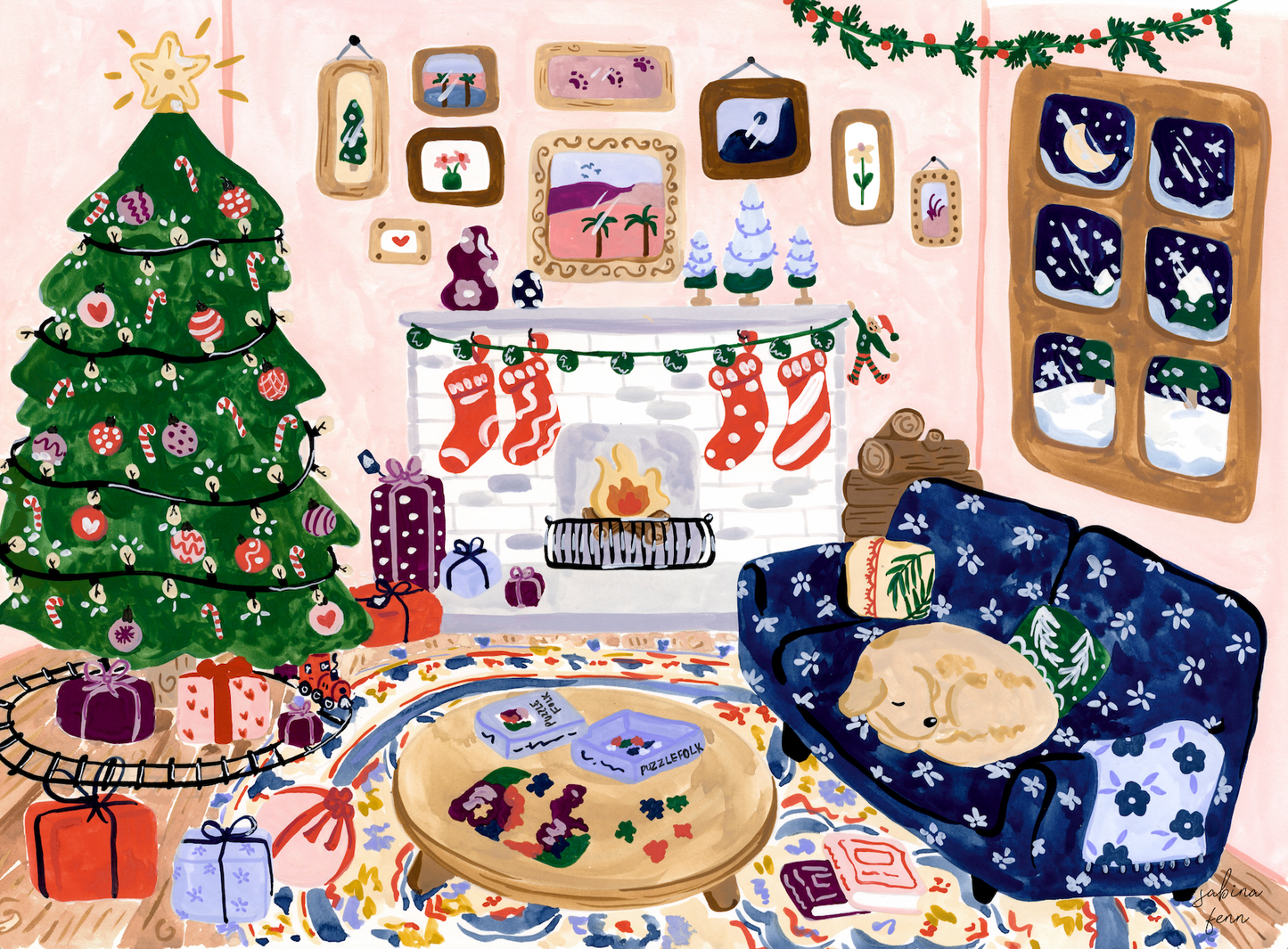 Home for the Holidays Puzzle | 1000 Pieces