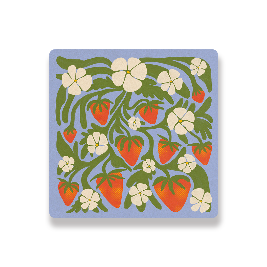 Strawberry Field Sticker