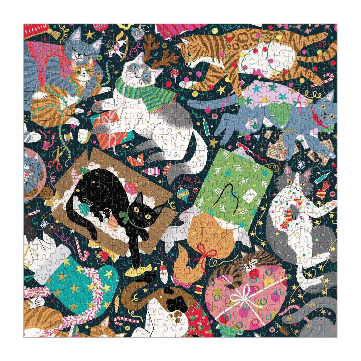 Catmas Chaos | 500 Piece Foil Puzzle