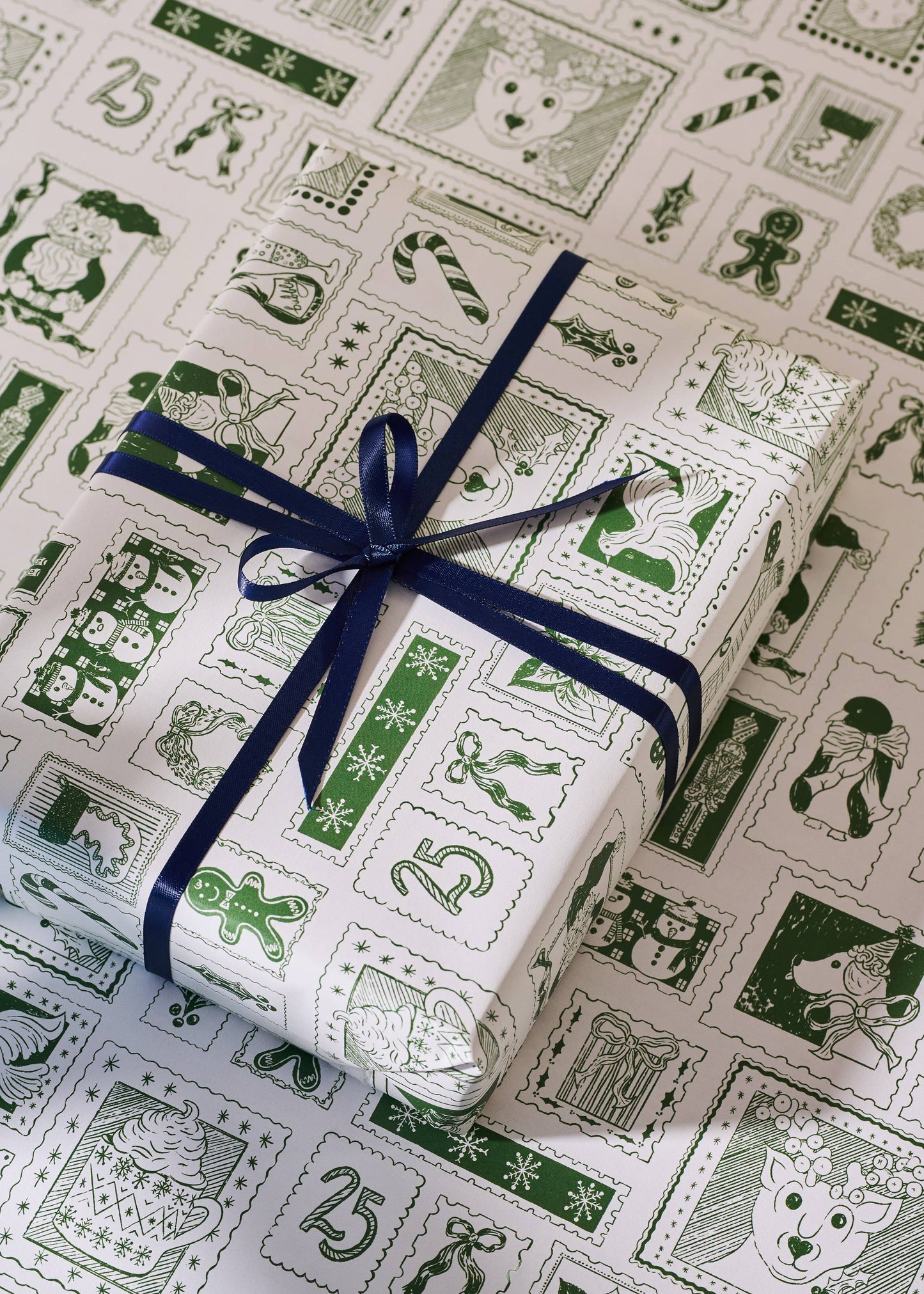 North Pole Post Double Sided Gift Wrap | Roll of 3 Sheets