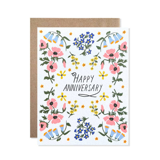 Anniversary Bluebells Card