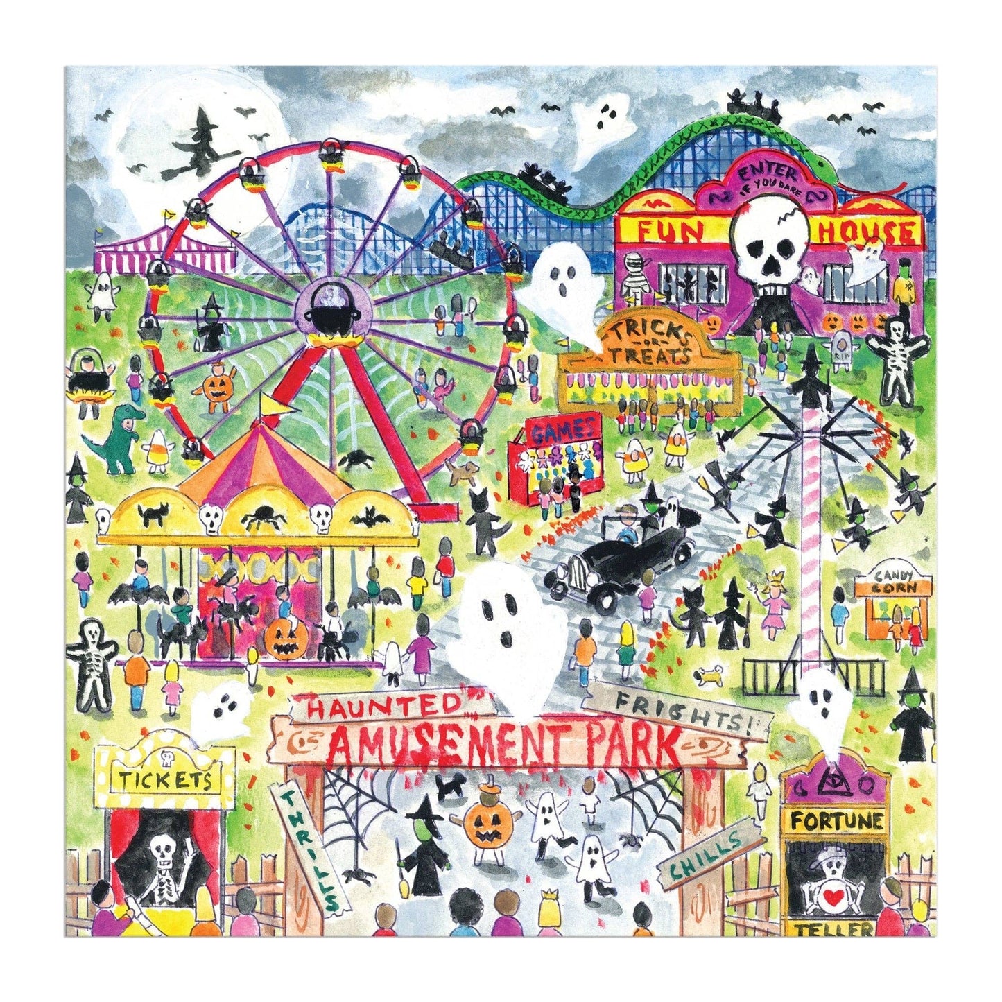 Haunted Amusement Park | 500 Piece Puzzle