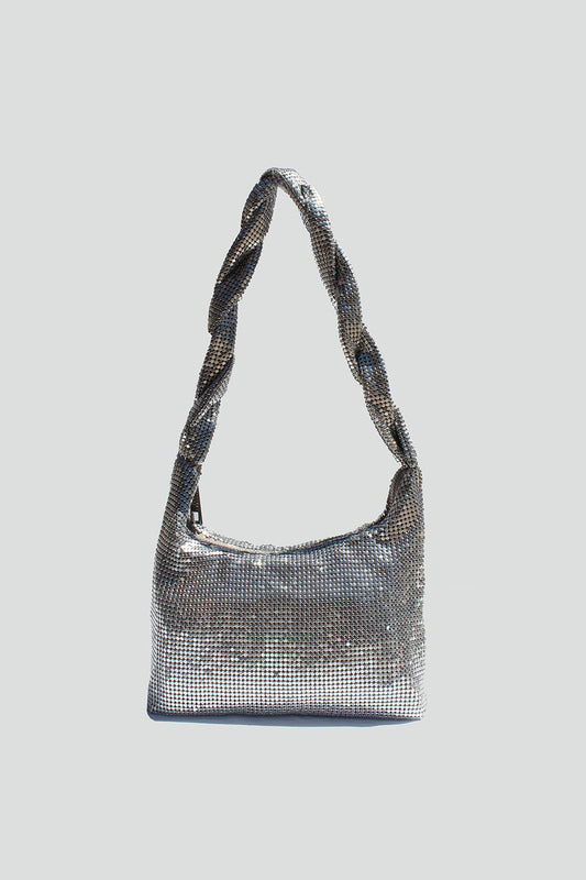 Polly Sparkly Evening Bag | Silver