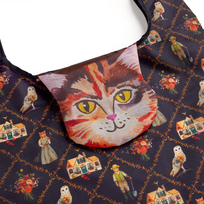 Packable Nylon Tote | Cottage Cats