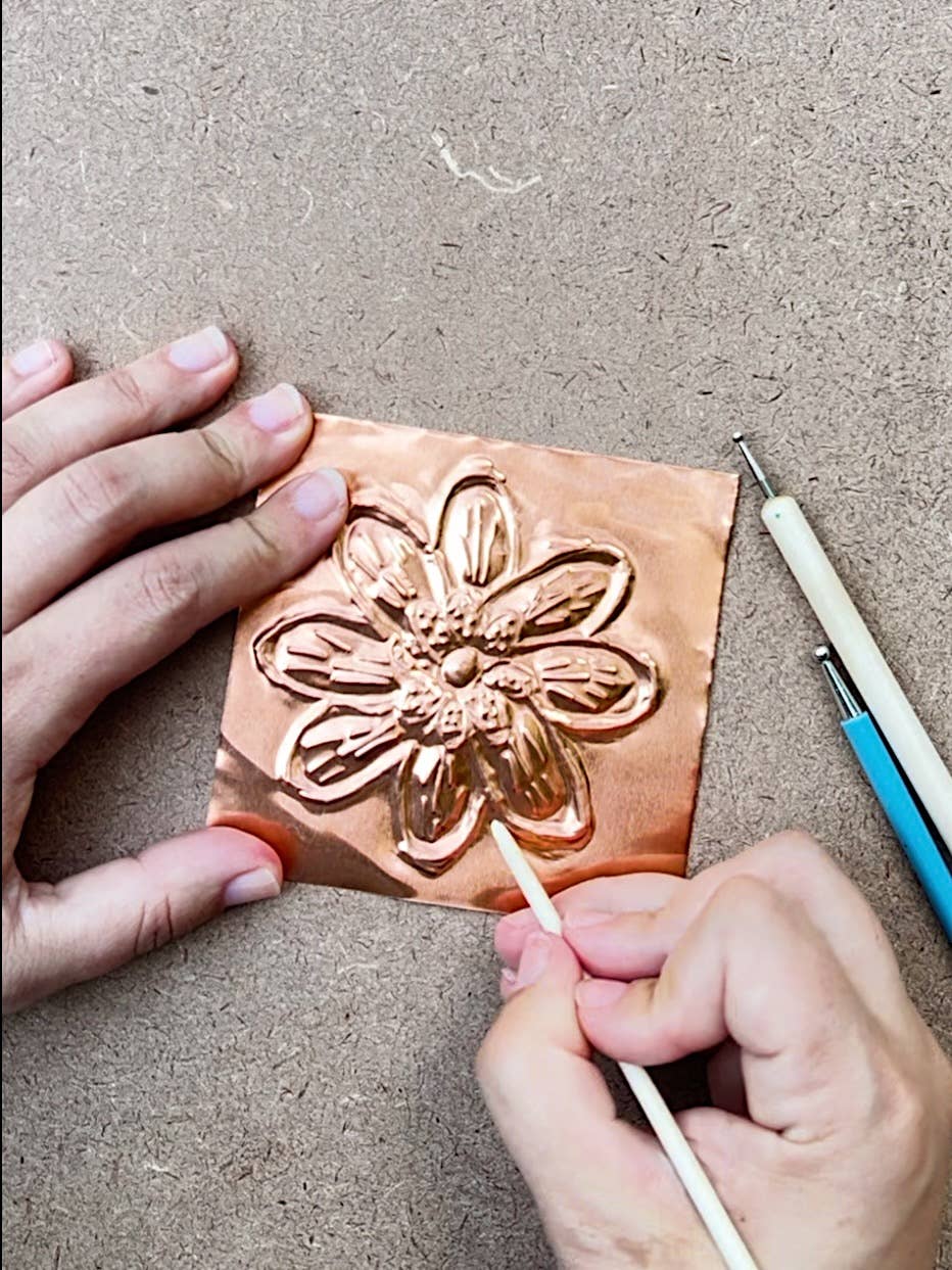 Copper Garland Metal Embossing Kit