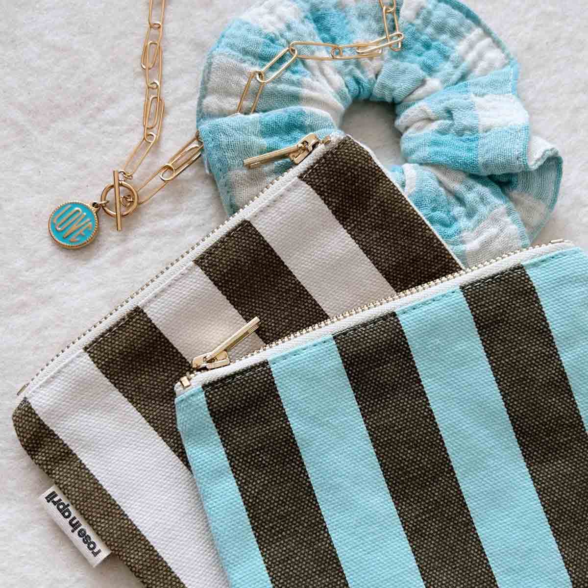 Marie Coin Purse | Olive + Greige