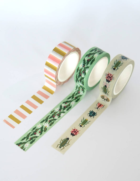 Washi Tape Set | Entomologist Garden