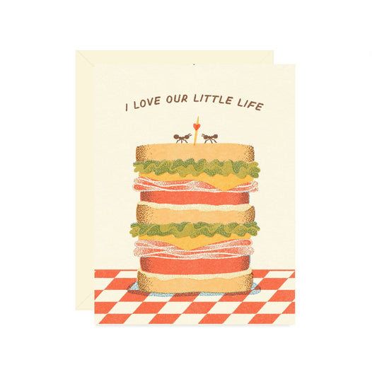 Picnic Sandwich Love Card