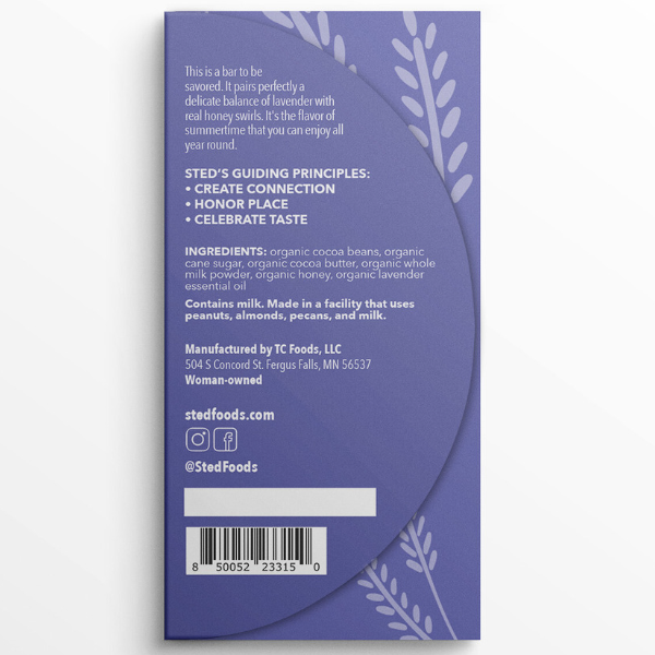 Mini Chocolate Bar | Honey Lavender