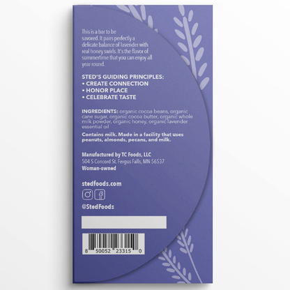 Mini Chocolate Bar | Honey Lavender