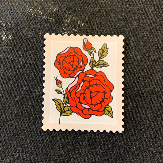Rose Stamp Sticker