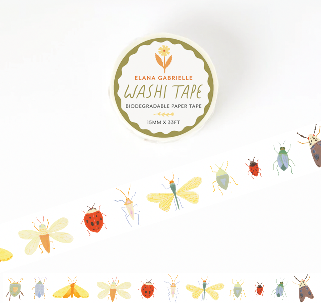 Washi Tape | Bugs