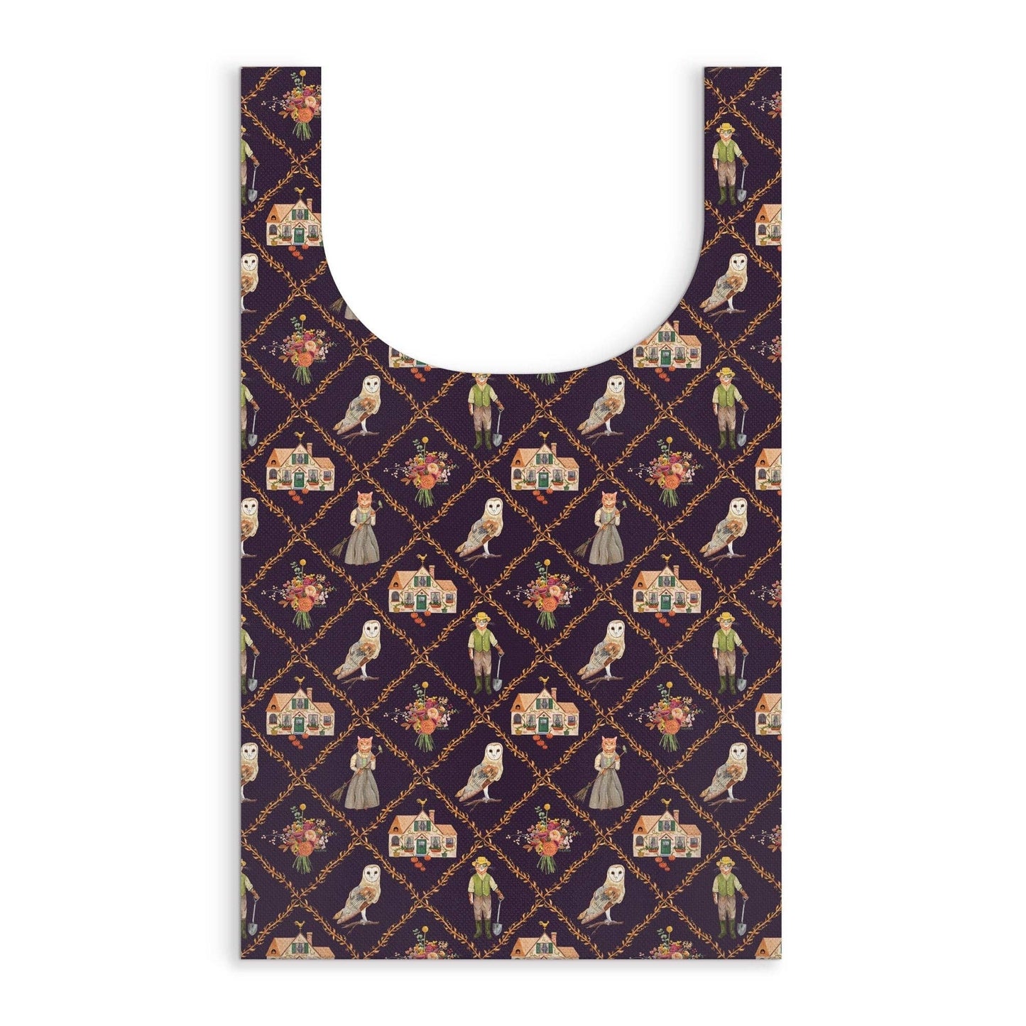 Packable Nylon Tote | Cottage Cats