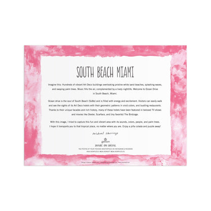 South Beach Miami | 1000 Piece Puzzle