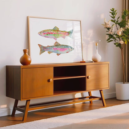 Rainbow Trout Print | 8 x 10