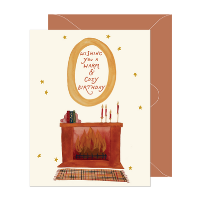 Wishing you a Warm & Cozy Birthday Card