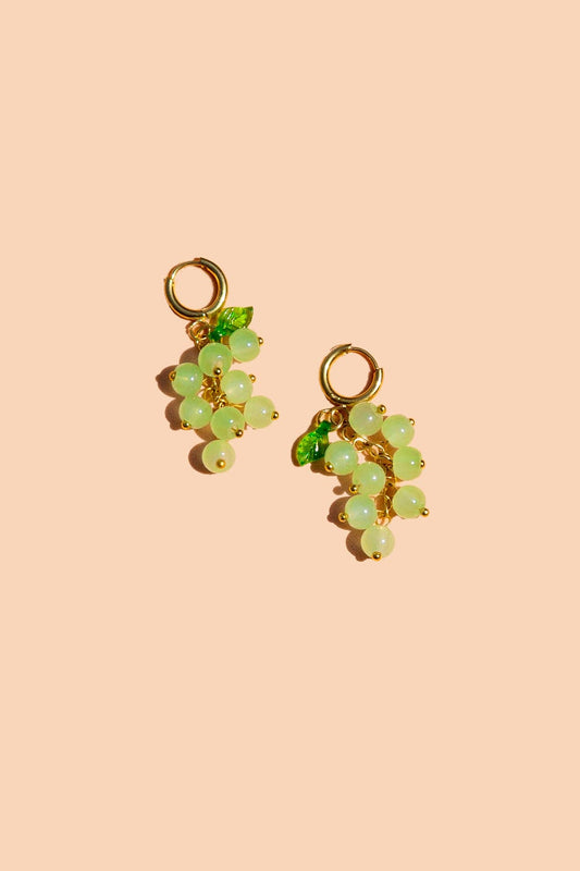 Heard It Through The Grapevine Hoops | Green