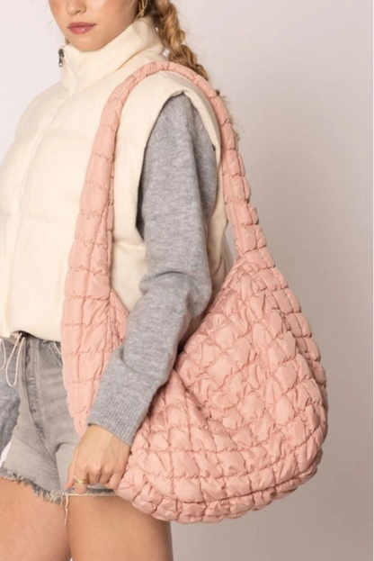 Quilted Everyday Bag | Pink