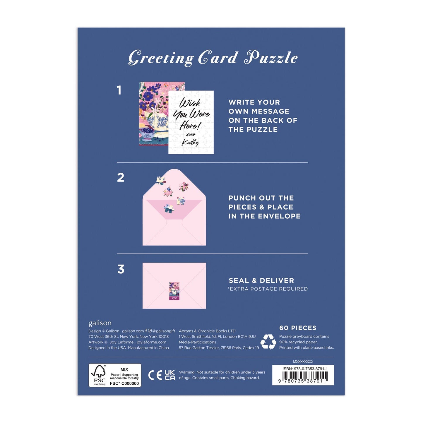 Art of the Table Greeting Card | 60 Piece Puzzle