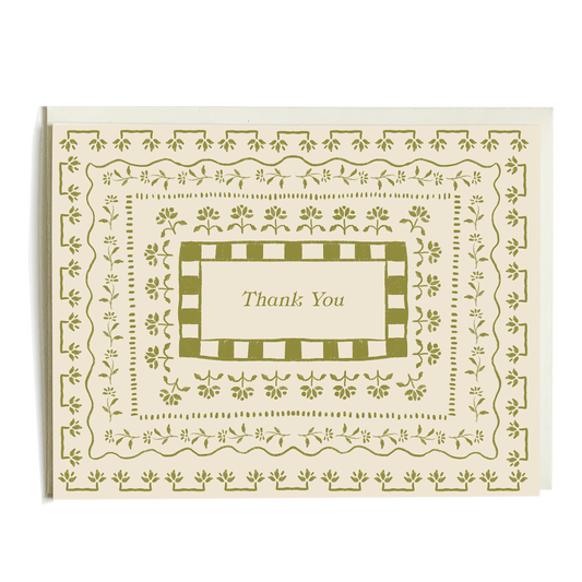 Curio Thank You Card