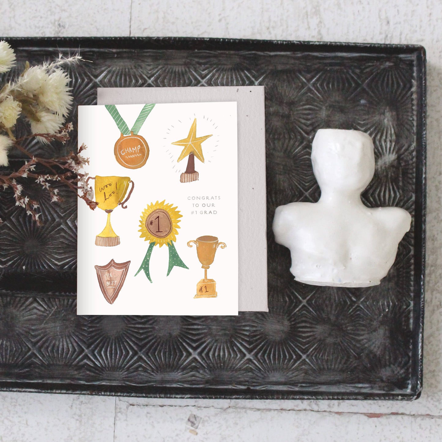 You're # 1 Graduation Card