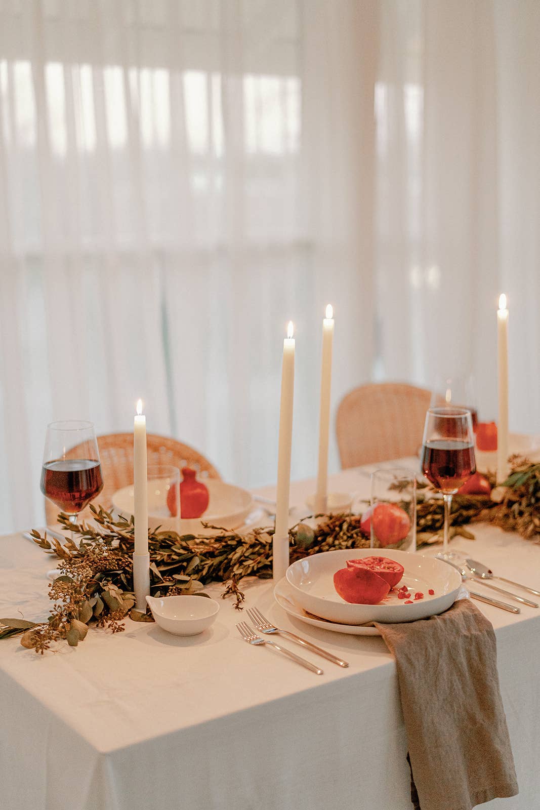 Beeswax Dipped Candles | Natural White