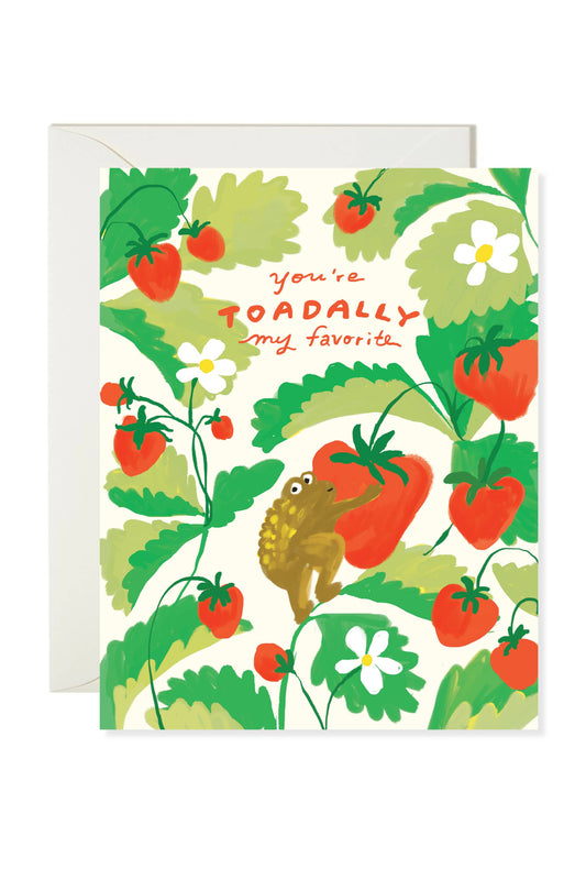 Toadally Favorite Card