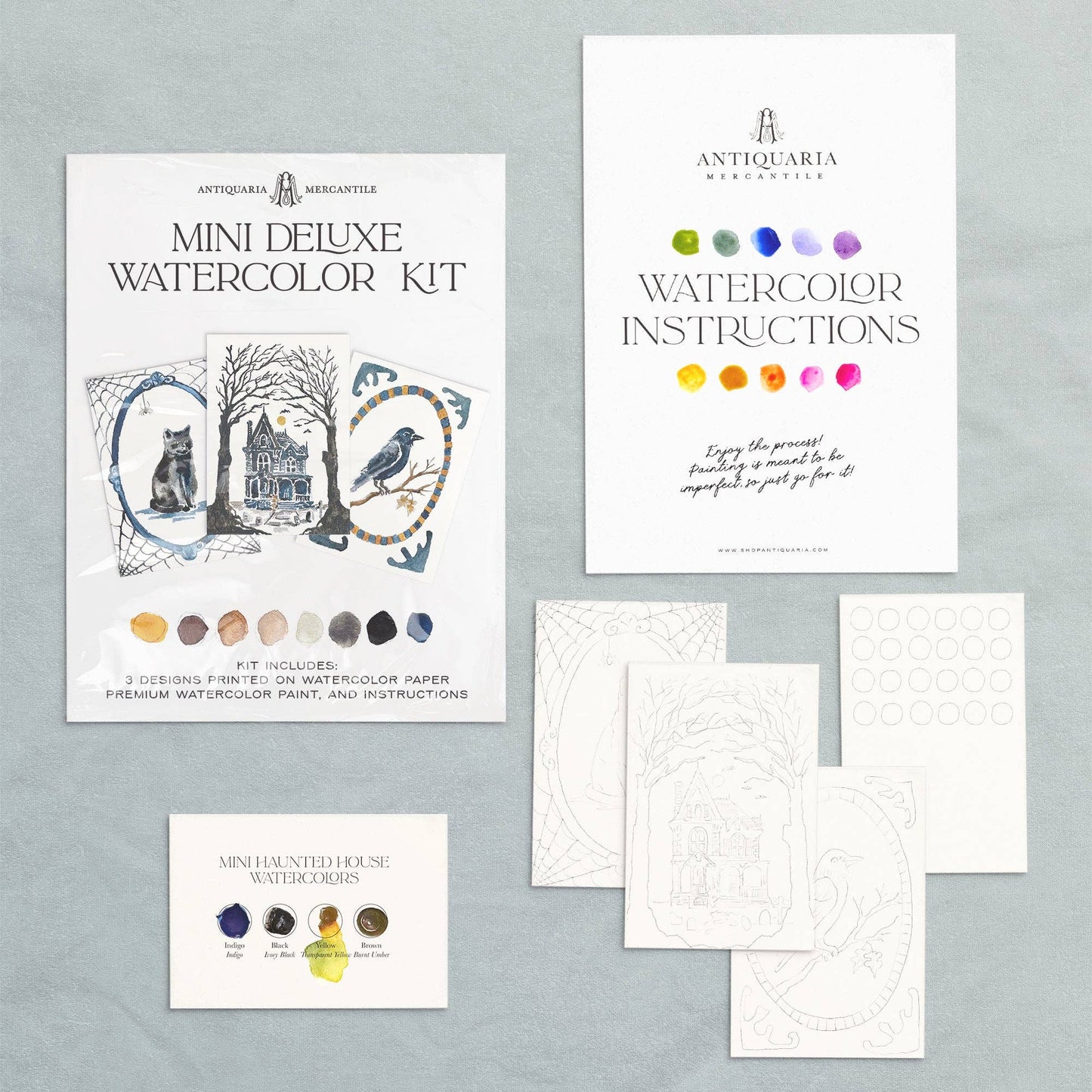 Mini Watercolor Kit | Haunted House