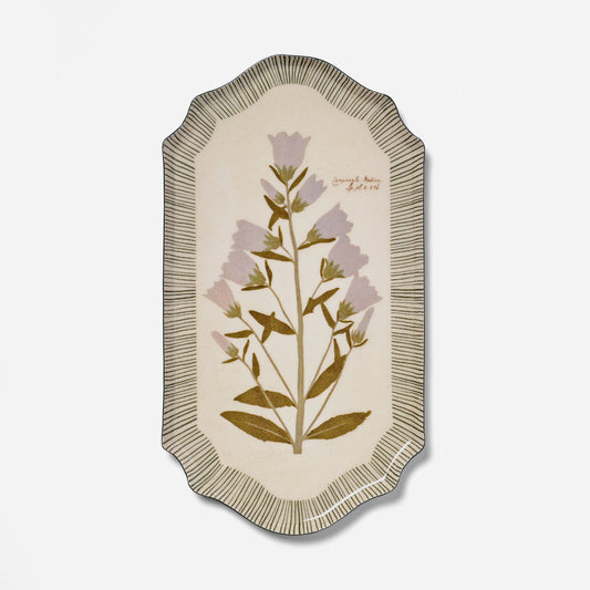 Enamel Trinket Tray | Campanula Bellflower
