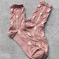 Georgina Floral Socks | Dusty Pink