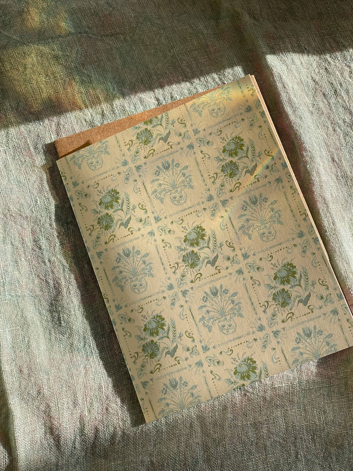 Capri Painted Tiles Art Card