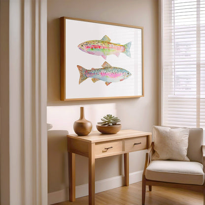Rainbow Trout Print | 8 x 10