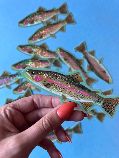 Glitter Fish Sticker