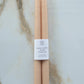Hand-Dipped Taper Candles | Oatmeal