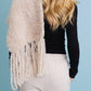 Super Soft Fringe Scarf | Ecru