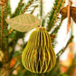 Pear Honeycomb Ornament