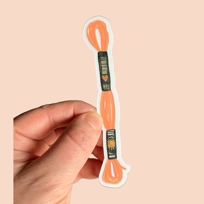 Embroidery Floss Sticker